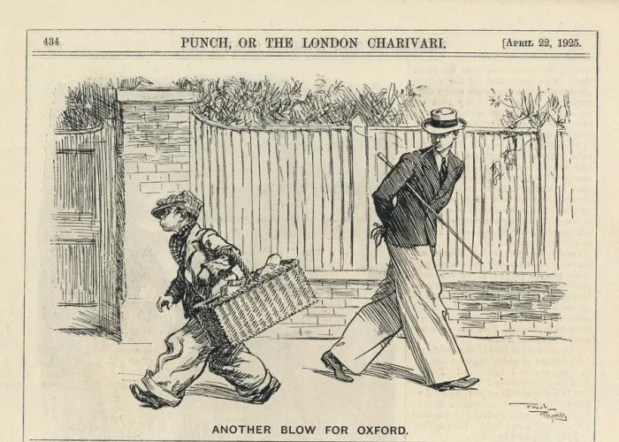 Framed Print : Cartoon, Another Blow for Oxford Framed Print : Cartoon, Another Blow for Oxford