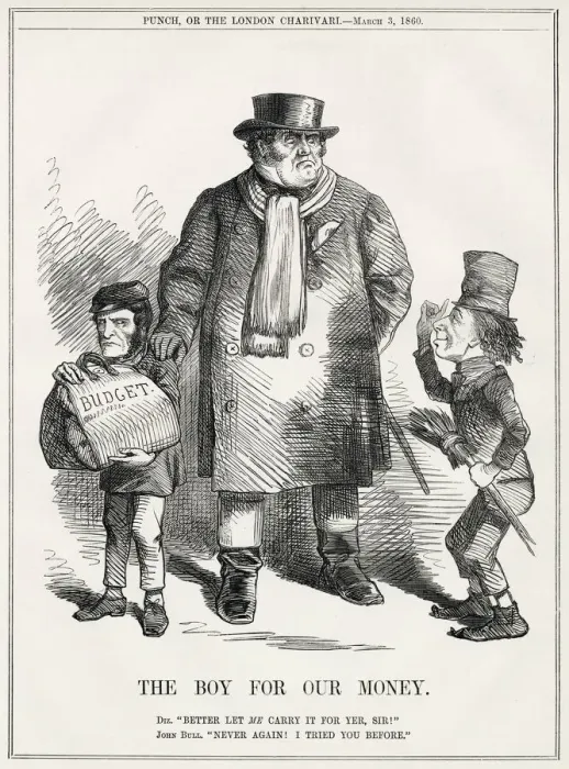 Framed Print : Cartoon, The Boy For Our Money Framed Print : Cartoon, The Boy For Our Money