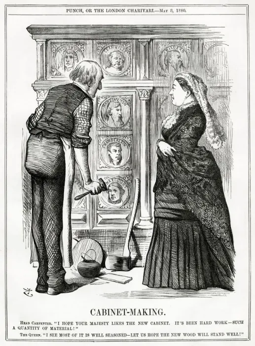 Framed Print : Cartoon, Cabinet-Making Framed Print : Cartoon, Cabinet-Making