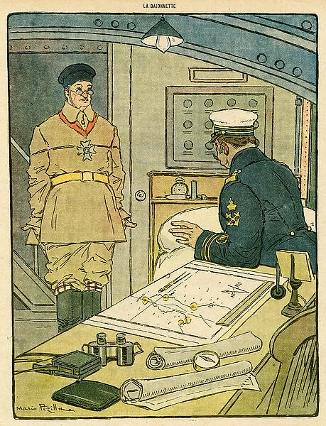 Cartoon, An easy target, WW1
