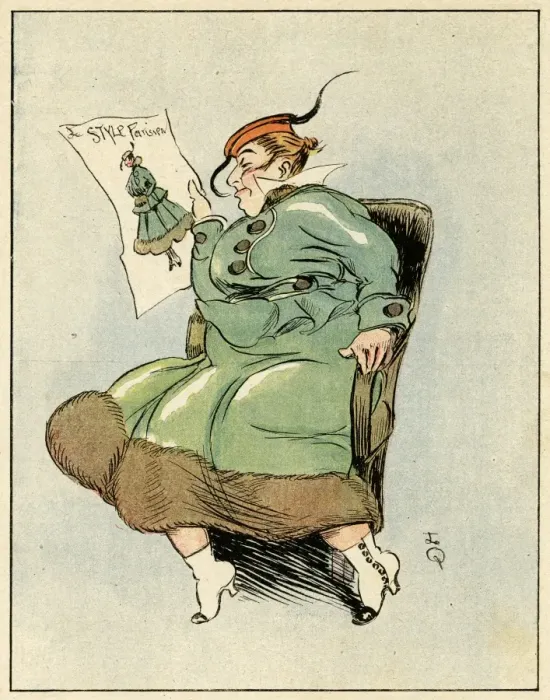 Framed Print : Cartoon, Elegance, WW1 Framed Print : Cartoon, Elegance, WW1