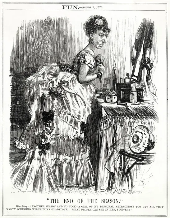 Framed Print : Cartoon, The End of the Season (Disraeli) Framed Print : Cartoon, The End of the Season (Disraeli)