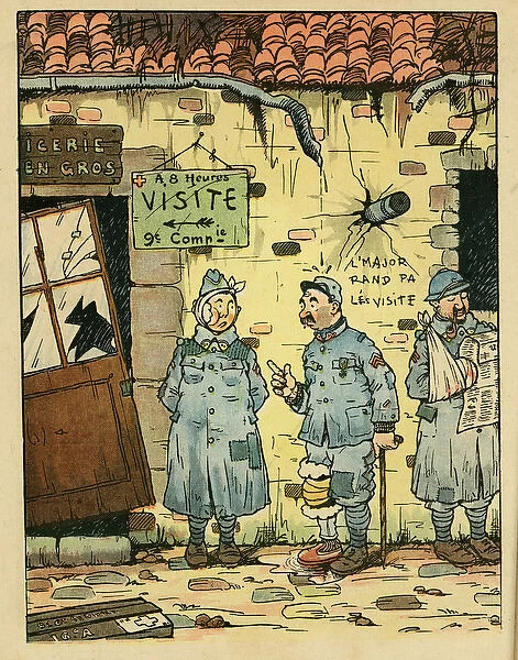 Cartoon, Enigma, WW1