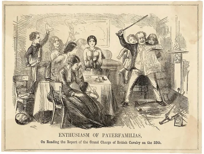 Framed Print : Cartoon, Enthusiasm of Paterfamilias Framed Print : Cartoon, Enthusiasm of Paterfamilias