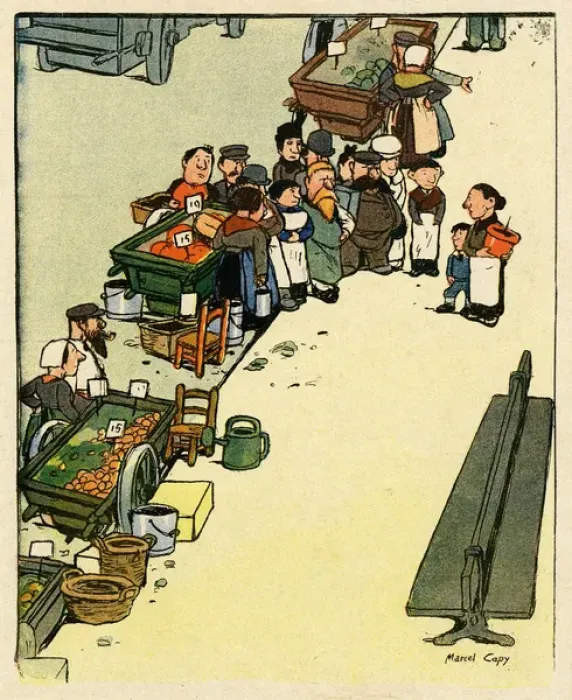 Framed Print : Cartoon, Another false rumour, WW1 Framed Print : Cartoon, Another false rumour, WW1