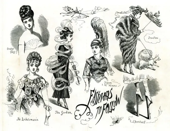 Framed Print : Cartoon, Fashions to Follow Framed Print : Cartoon, Fashions to Follow