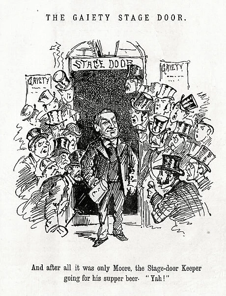 Cartoon, The Gaiety Theatre Stage Door