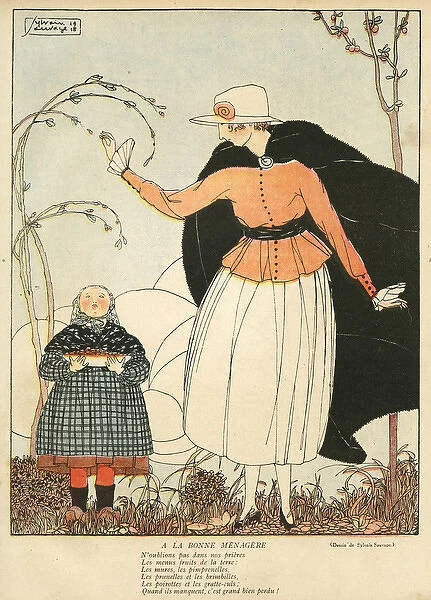 Cartoon, The Good Housewife, WW1