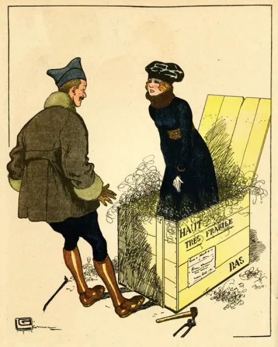 Framed Print : Cartoon, A great Christmas present, WW1 Framed Print : Cartoon, A great Christmas present, WW1
