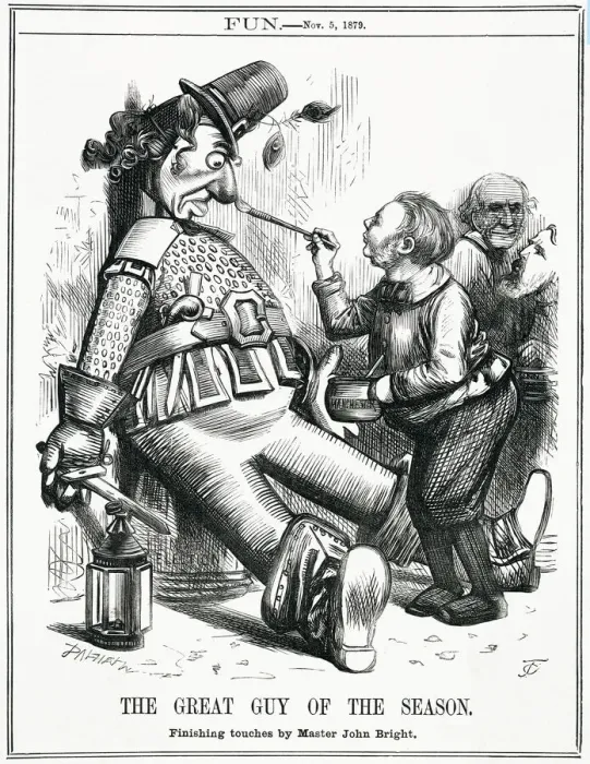 Framed Print : Cartoon, The Great Guy of the Season (Disraeli) Framed Print : Cartoon, The Great Guy of the Season (Disraeli)