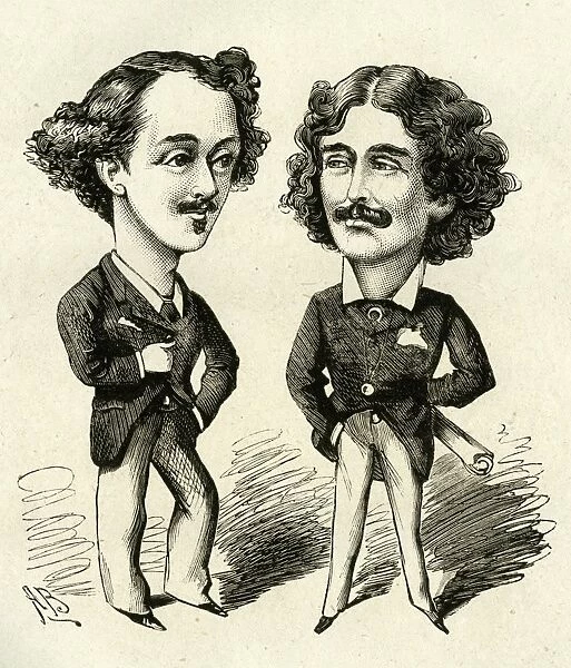 Cartoon, The Two Herberts (Gladstone and Reeves)