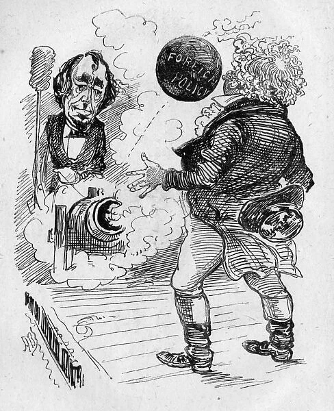 Cartoon, John Bull and Disraeli