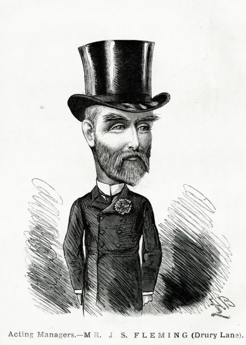 Framed Print : Cartoon, Js Fleming, Acting Manager, Drury Lane Theatre Framed Print : Cartoon, Js Fleming, Acting Manager, Drury Lane Theatre