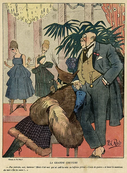 Cartoon, La Grande Couture, WW1