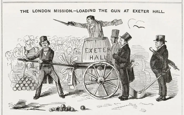 Framed Print : Cartoon, The London Mission Framed Print : Cartoon, The London Mission