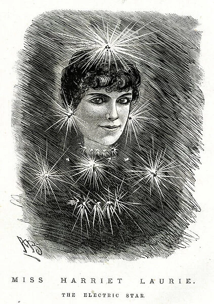 Cartoon, Miss Harriet Laurie, The Electric Star
