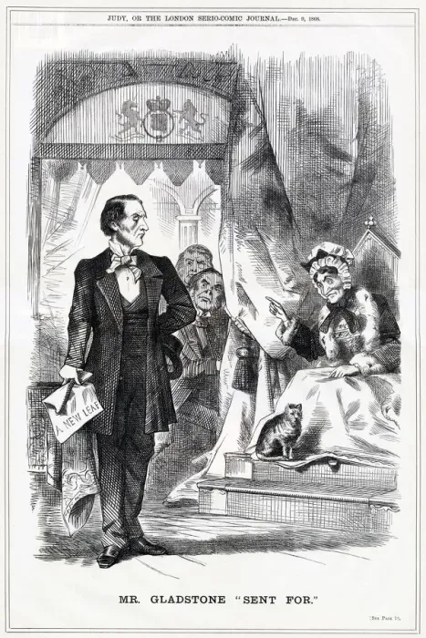 Framed Print : Cartoon, Mr Gladstone Sent For Framed Print : Cartoon, Mr Gladstone Sent For