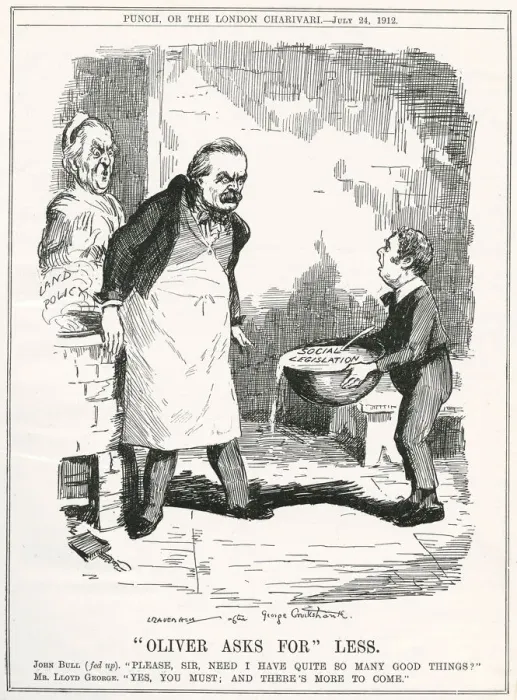 Framed Print : Cartoon, Oliver Asks For Less Framed Print : Cartoon, Oliver Asks For Less