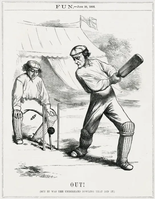 Framed Print : Cartoon, Out! (Disraeli and Gladstone) Framed Print : Cartoon, Out! (Disraeli and Gladstone)