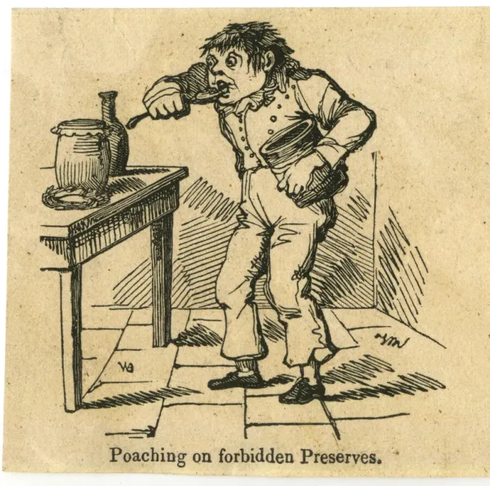 Framed Print : Cartoon, Poaching on Forbidden Preserves Framed Print : Cartoon, Poaching on Forbidden Preserves