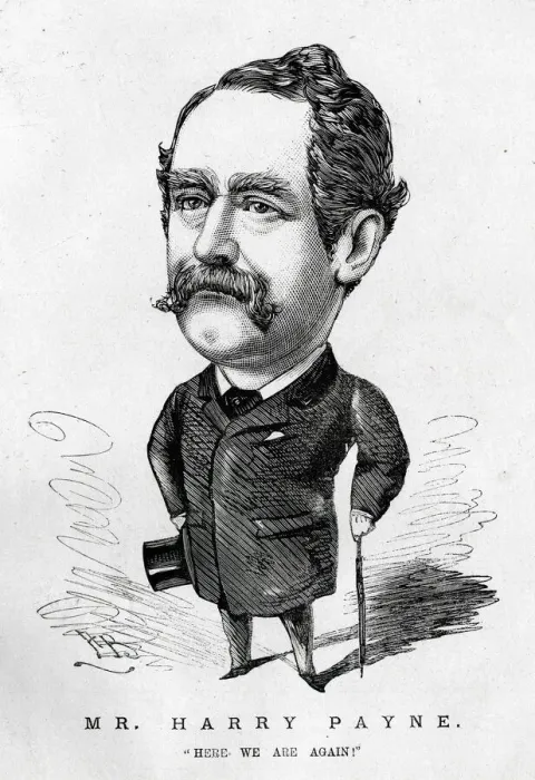 Framed Print : Cartoon portrait, Mr Harry Payne, pantomime clown Framed Print : Cartoon portrait, Mr Harry Payne, pantomime clown