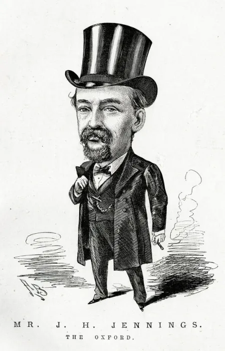 Framed Print : Cartoon portrait, Mr J H Jennings, The Oxford Framed Print : Cartoon portrait, Mr J H Jennings, The Oxford