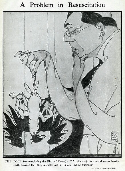 Cartoon, A Problem in Resuscitation, WW1