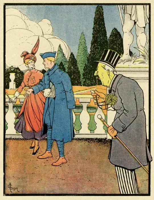 Framed Print : Cartoon, Regrets, WW1 Framed Print : Cartoon, Regrets, WW1