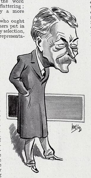 Cartoon of Samuel Ryder