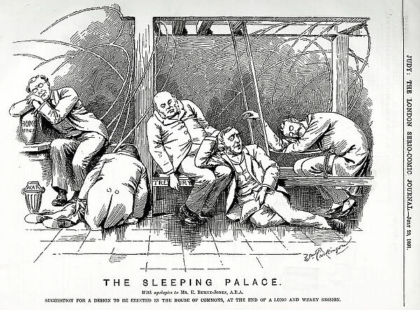 Cartoon, The Sleeping Palace (of Westminster)