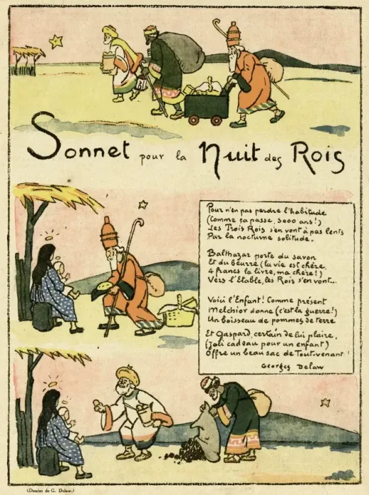 Framed Print : Cartoon, Sonnet for Twelfth Night, WW1 Framed Print : Cartoon, Sonnet for Twelfth Night, WW1