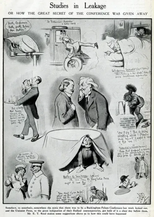 Framed Print : Cartoon, Studies in Leakage Framed Print : Cartoon, Studies in Leakage
