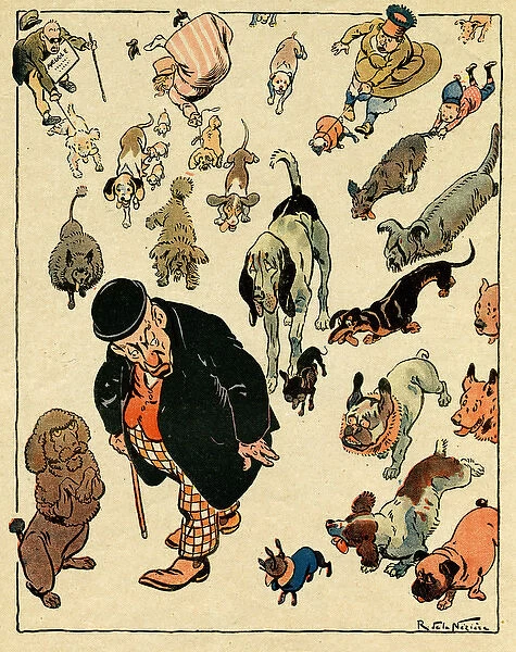 Cartoon, The sugar crisis, WW1