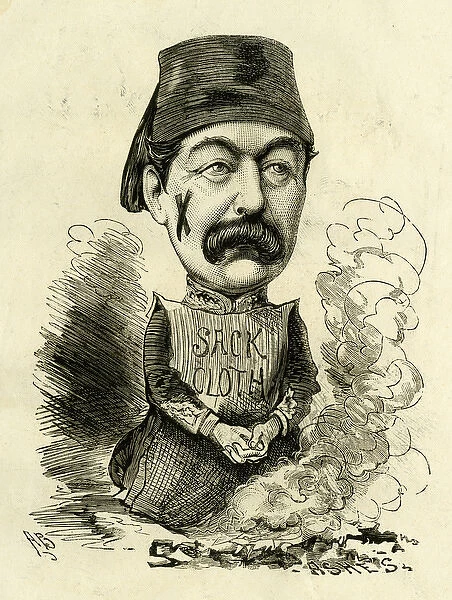 Cartoon, Valentine Baker, British soldier