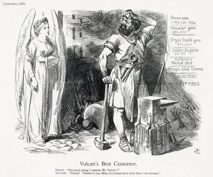 Framed Print : Cartoon, Vulcans Best Customer (Peace) Framed Print : Cartoon, Vulcans Best Customer (Peace)