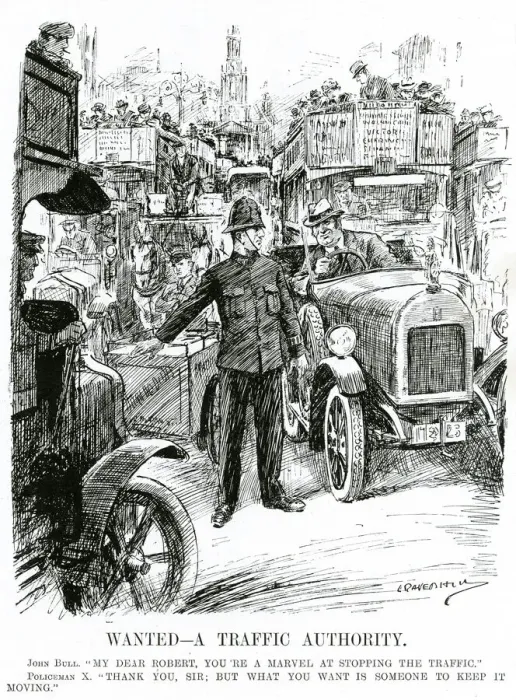 Framed Print : Cartoon, Wanted - A Traffic Authority 1923 Framed Print : Cartoon, Wanted - A Traffic Authority 1923