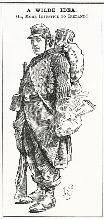 Framed Print : Cartoon, A Wilde Idea (Oscar Wilde) Framed Print : Cartoon, A Wilde Idea (Oscar Wilde)