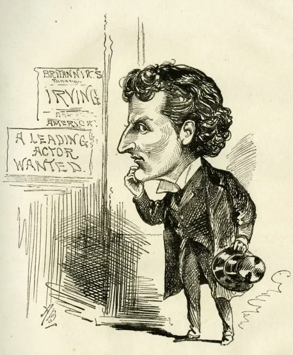 Framed Print : Cartoon, Wilson Barrett, actor, manager and playwright Framed Print : Cartoon, Wilson Barrett, actor, manager and playwright