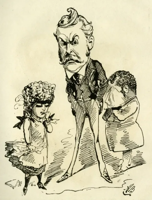 Framed Print : Cartoon, Ws Gilbert and May Fortescue Framed Print : Cartoon, Ws Gilbert and May Fortescue