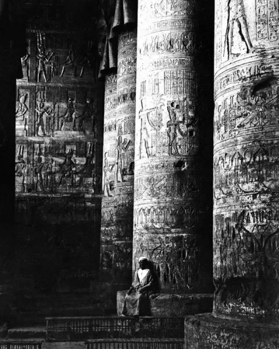 Framed Print : Carved pillars at Karnak, Egypt Framed Print : Carved pillars at Karnak, Egypt