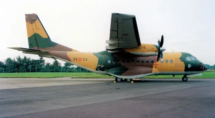 Framed Print : CASA CN-235 T. 19B-15 - 35-33 Framed Print : CASA CN-235 T. 19B-15 - 35-33