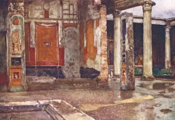 Framed Print : Casa Dei Vettii-Pompeii Framed Print : Casa Dei Vettii-Pompeii