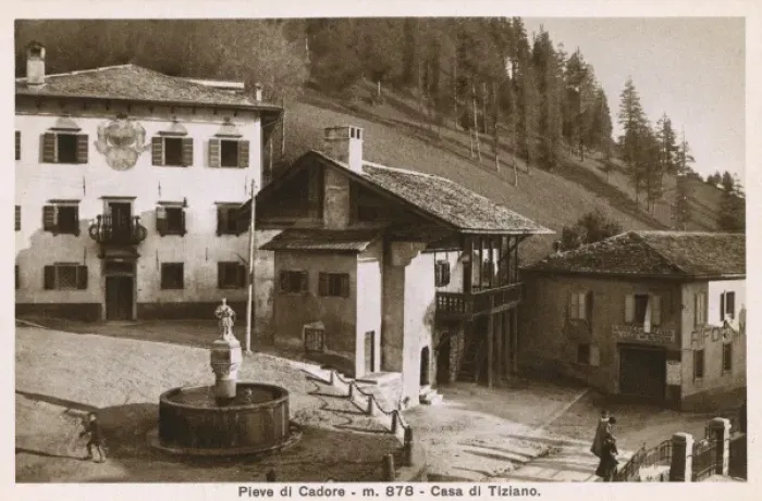 Framed Print : Casa di Tiziano, Italy - Pieve di Cadore Framed Print : Casa di Tiziano, Italy - Pieve di Cadore