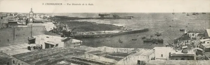 Framed Print : Casablanca - Morocco - View of the Harbour Framed Print : Casablanca - Morocco - View of the Harbour