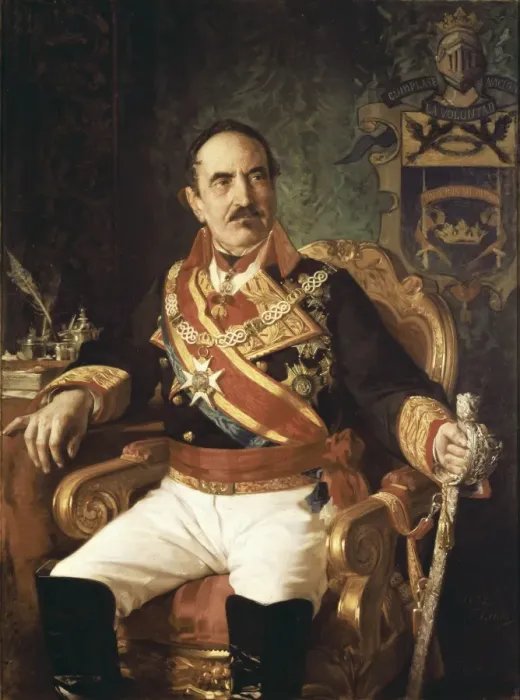 Framed Print : CASADO DEL ALISAL, Jos頨1832-1886). Portait Framed Print : CASADO DEL ALISAL, Jos頨1832-1886). Portait