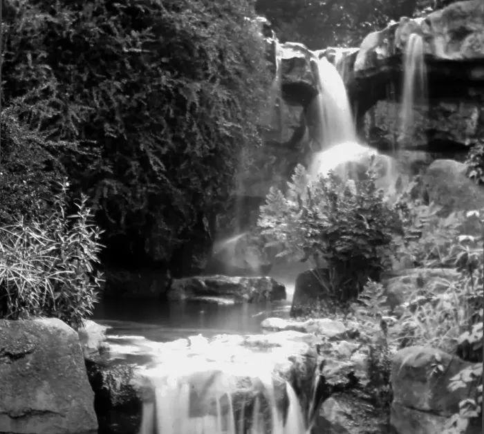 Framed Print : The Cascade, Battersea Park, London, Victorian period Framed Print : The Cascade, Battersea Park, London, Victorian period