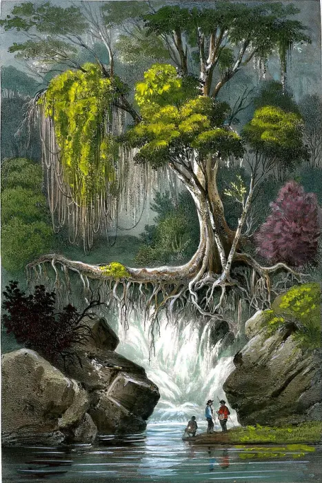 Framed Print : Cascade At George Town, Penang, East Indies Framed Print : Cascade At George Town, Penang, East Indies