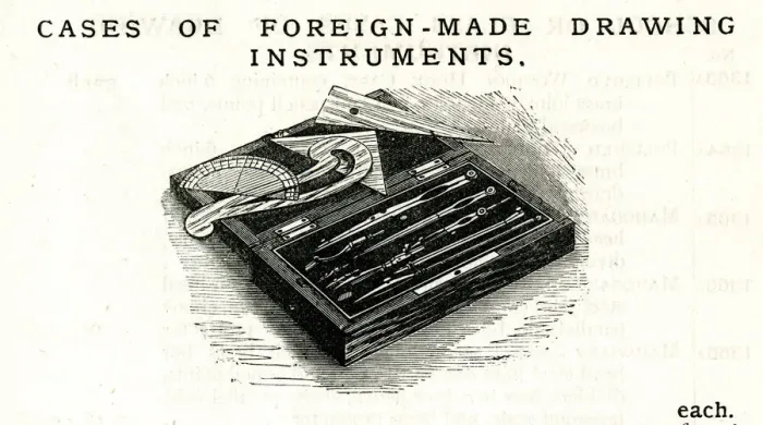 Framed Print : Case of Drawing Instruments Framed Print : Case of Drawing Instruments