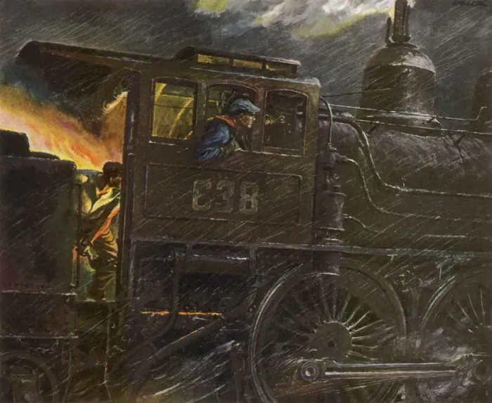 Framed Print : Casey Jones on Board Date: 1948