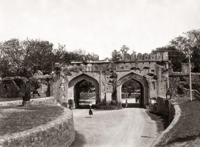 Framed Print : Cashmere or Kashmir Gate Delhi, India, c. 1880 s Framed Print : Cashmere or Kashmir Gate Delhi, India, c. 1880 s